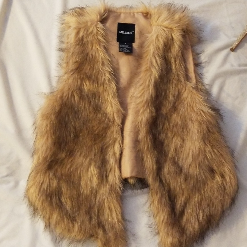 Faux fur fashion vest